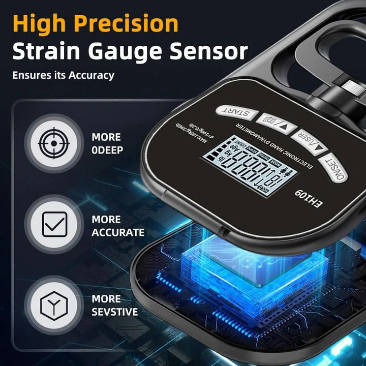 BowLift | Precise hand-held measuring device for grip force measurement up to 120 kg