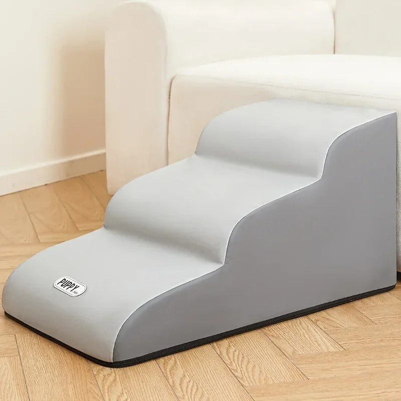 PawAscend – Luxury Pet Stairs with Non-Slip Bowlift