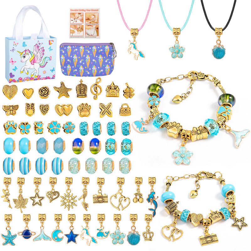 BowLift | CHARMELLA – Sparkly Girls Charm Bracelet Making Kit for Creative Fun