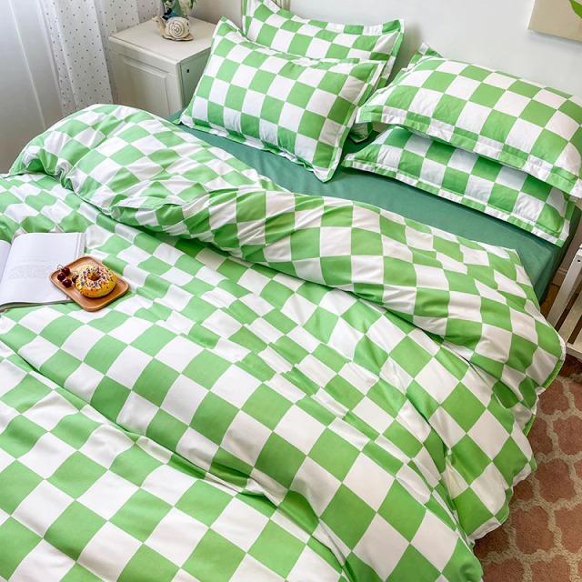 BowLift | Checked Bedding Set