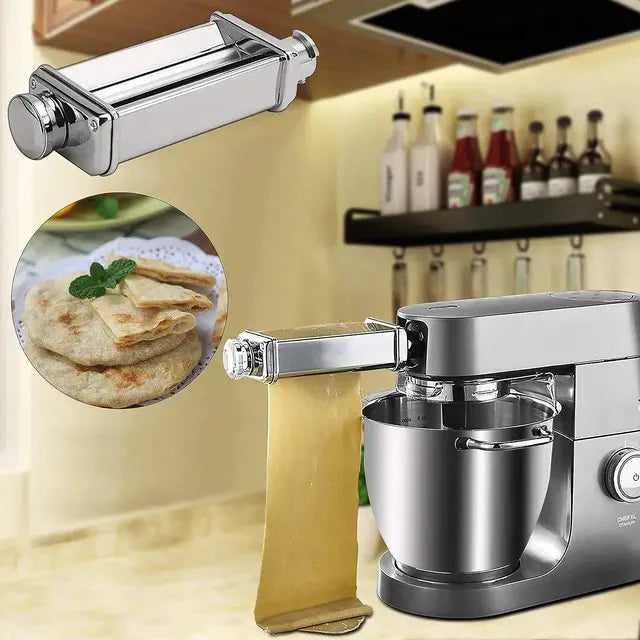 Chef Sheeter Set Spaghetti Cutter and Fettuccine Cutter Accessory | Bowlift