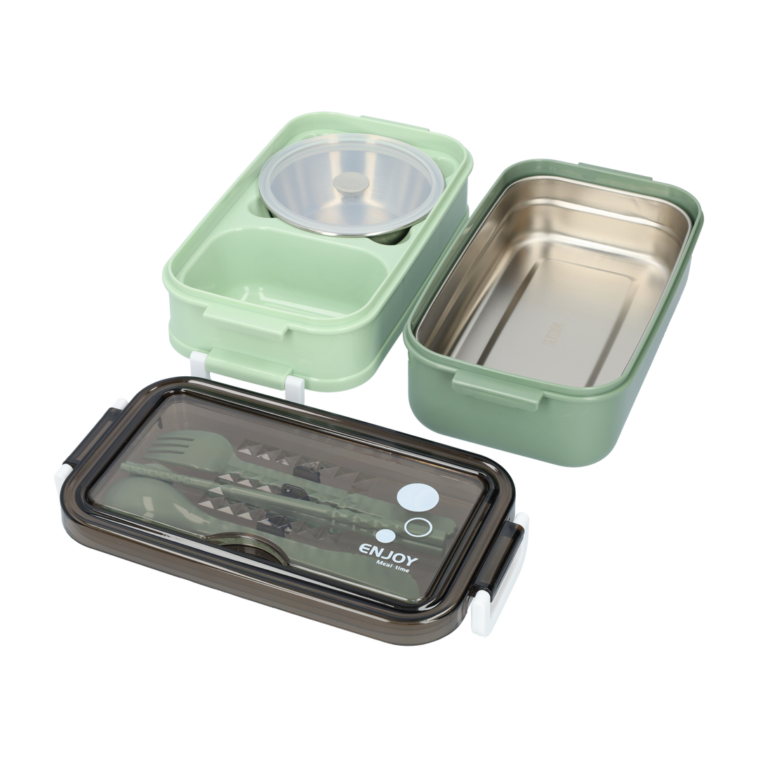 BowLift | Leak-Proof Lunch Box with Soup Bowl | BPA-Free Bento Box | Portable Food Container for Adults & Kids