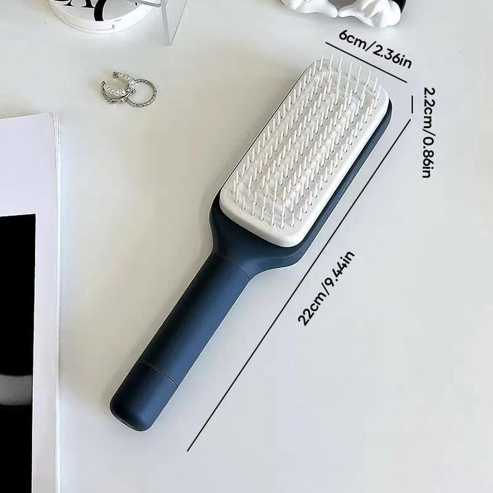 BowLift | Self-cleaning anti-static massage comb