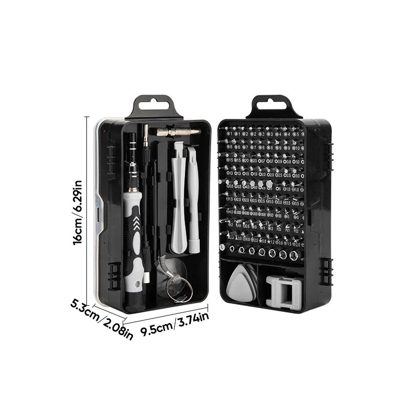 Multifunctional screwdriver set extra hard 115 in 1 | Bowlift