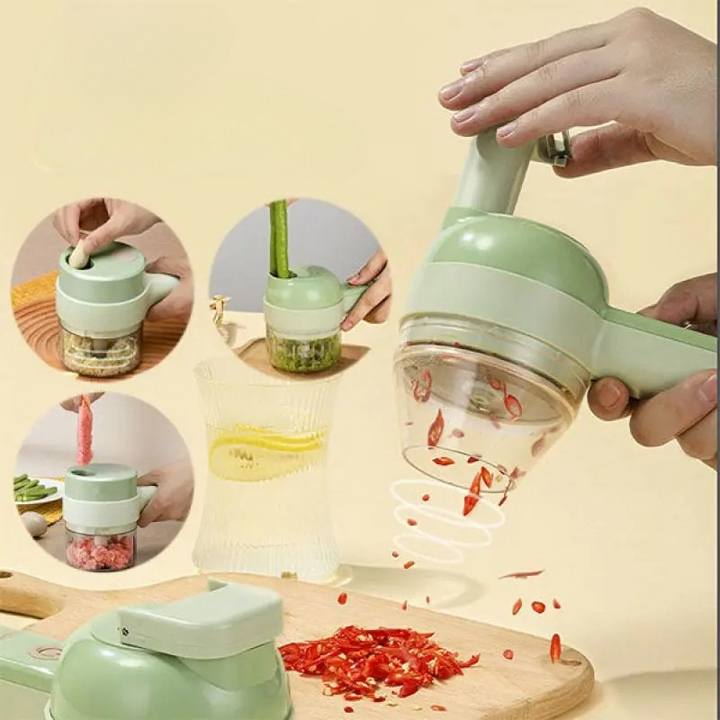 BowLift | 4-in-1 Handheld Electric Vegetable Chopper and Slicer