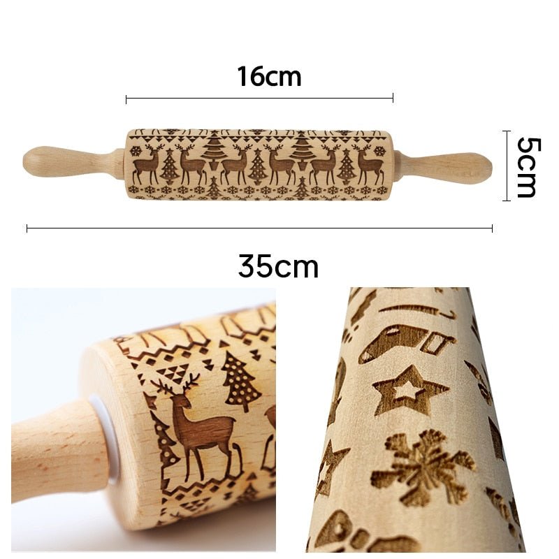 BowLift | Christmas 3D Rolling Pin