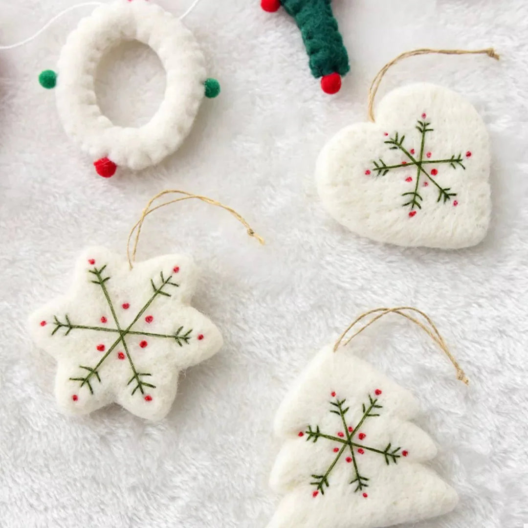 BowLift | Christmas Felt Snowflake Ornament