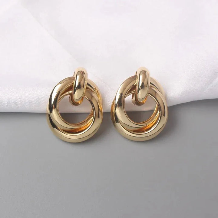 BowLift | Circular Geometric Interwoven Earrings
