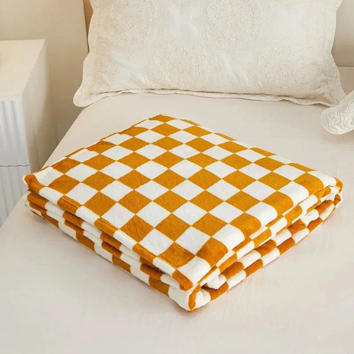BowLift | Classic Checkered Pattern Sofa Blanket