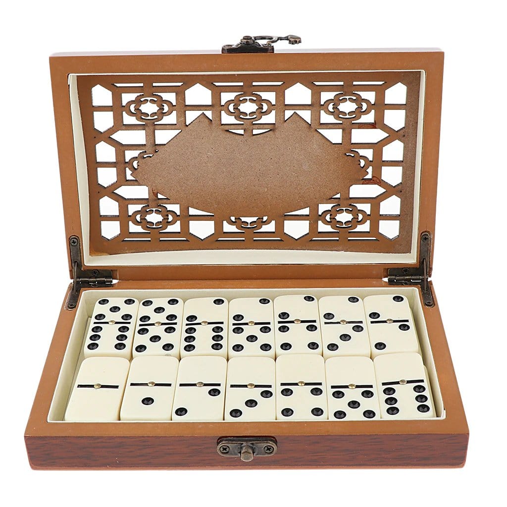 BowLift | Wooden Domino Storage Box Set