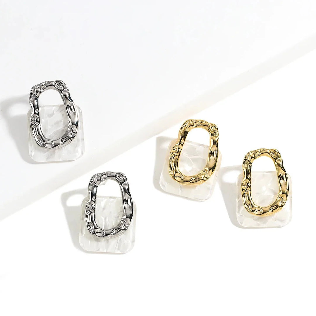 BowLift | Classy Geometric Square Earrings