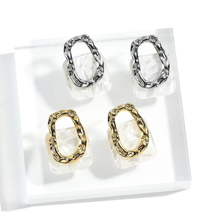 BowLift | Classy Geometric Square Earrings