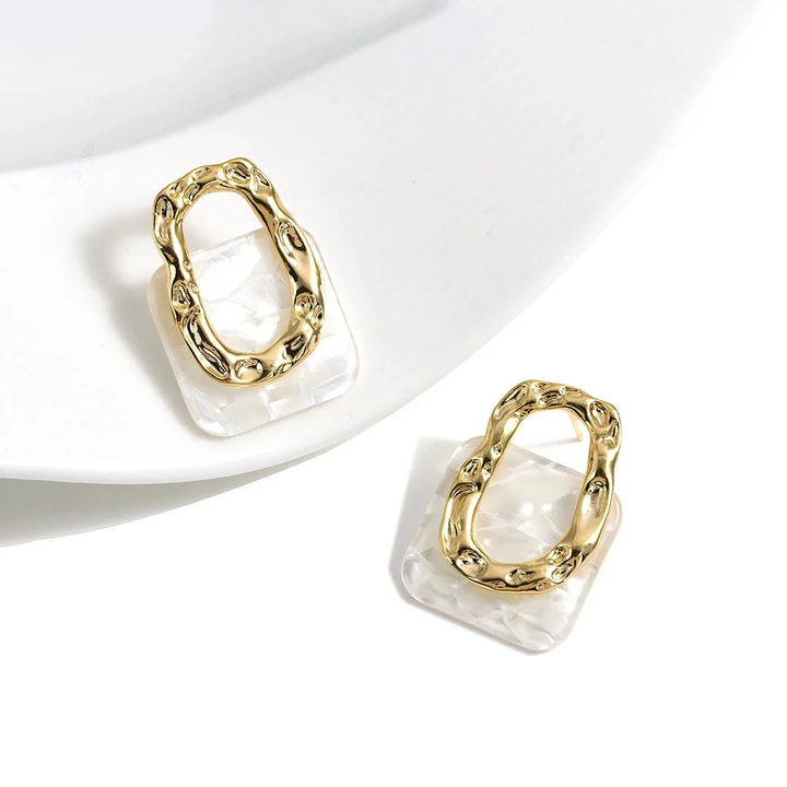 BowLift | Classy Geometric Square Earrings