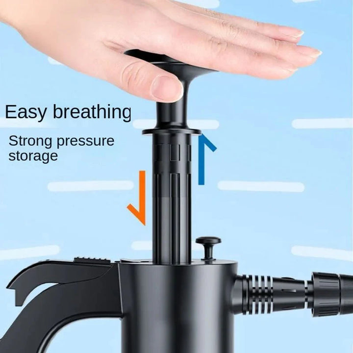 BowLift | CleanPro 2L Foam Sprayer – Hand Pump with Versatile Nozzles for Car Wash, Window Cleaning, and Garden Irrigation