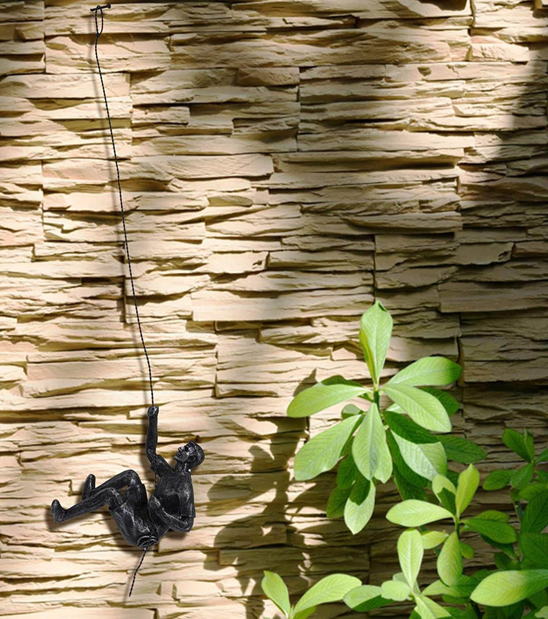 BowLift | CraftedClimb Climbing Figures Wall Decoration – Inspiring Wall Art of Resin and Iron