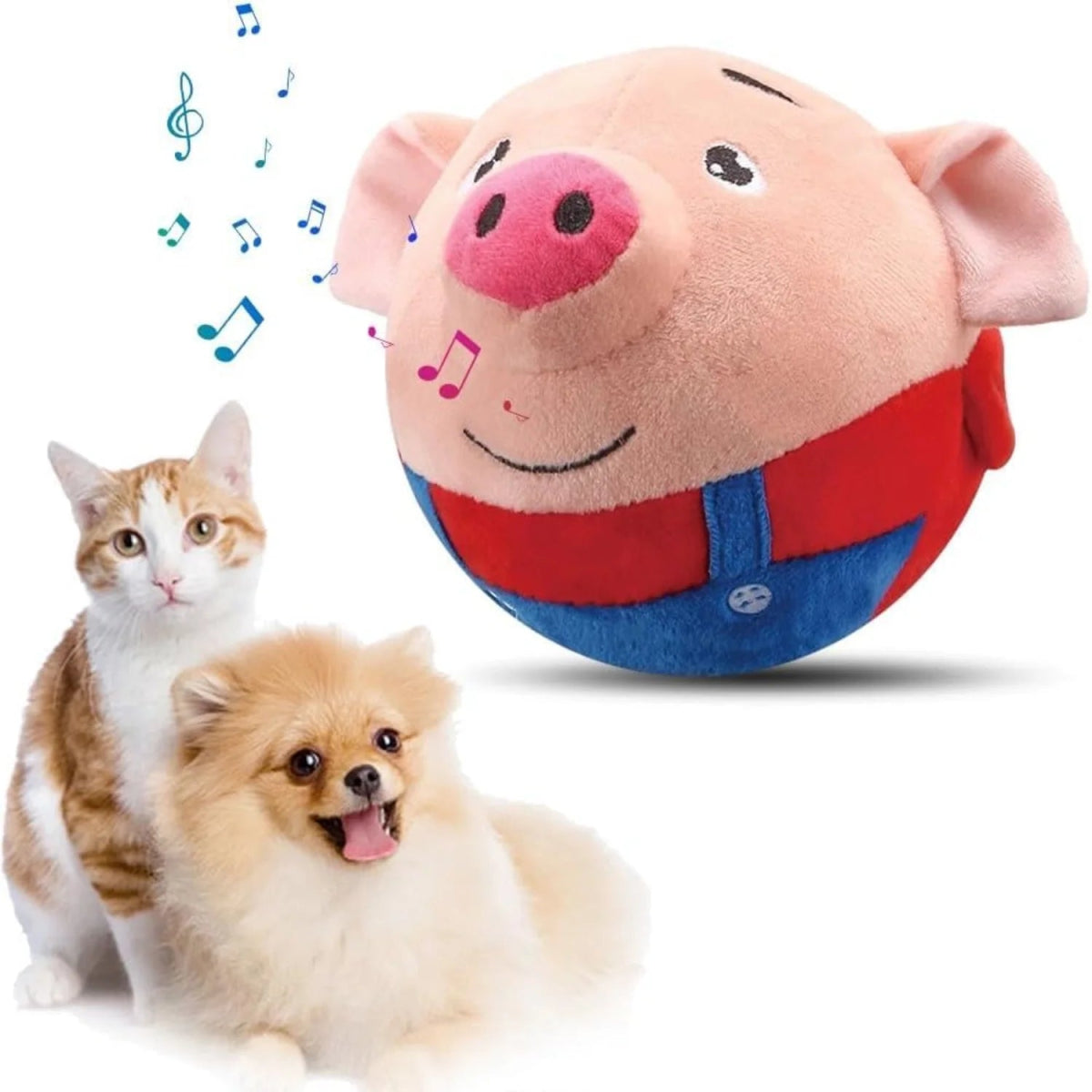 Cochonvif • Interactive Pig Ball Toy - Interactive Dog Toy - BowLift