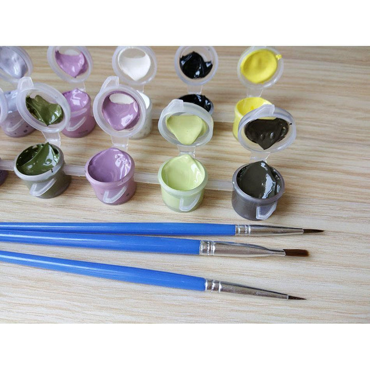 Coffee for Two - Van-Go Paint-By-Number Kit | Bowlift