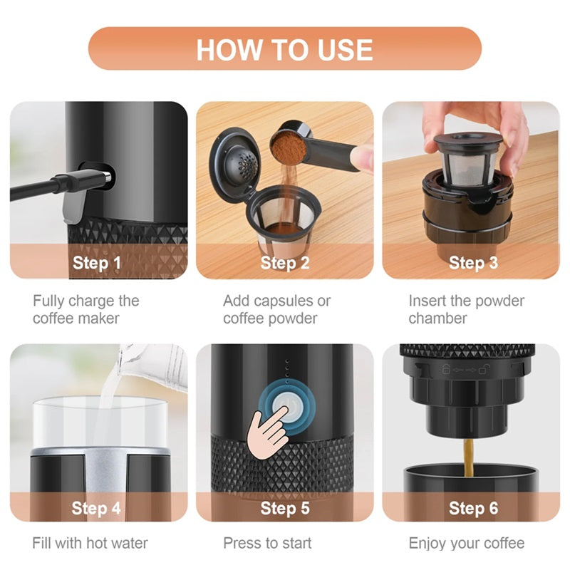 BowLift | 2 in 1 Portable Coffee Maker
