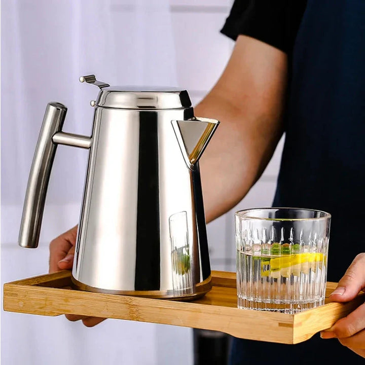 Cold Kettle Tea Set Long Mouth Soup Kettle Stainless Steel Teapot | Bowlift
