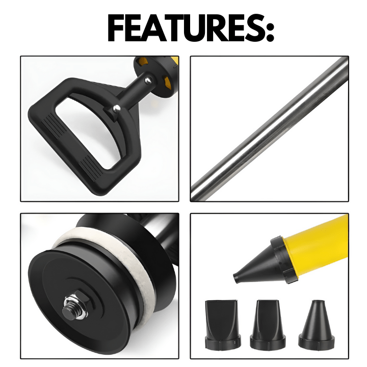 Sealant gun with 4 nozzles for silicone work | Bowlift