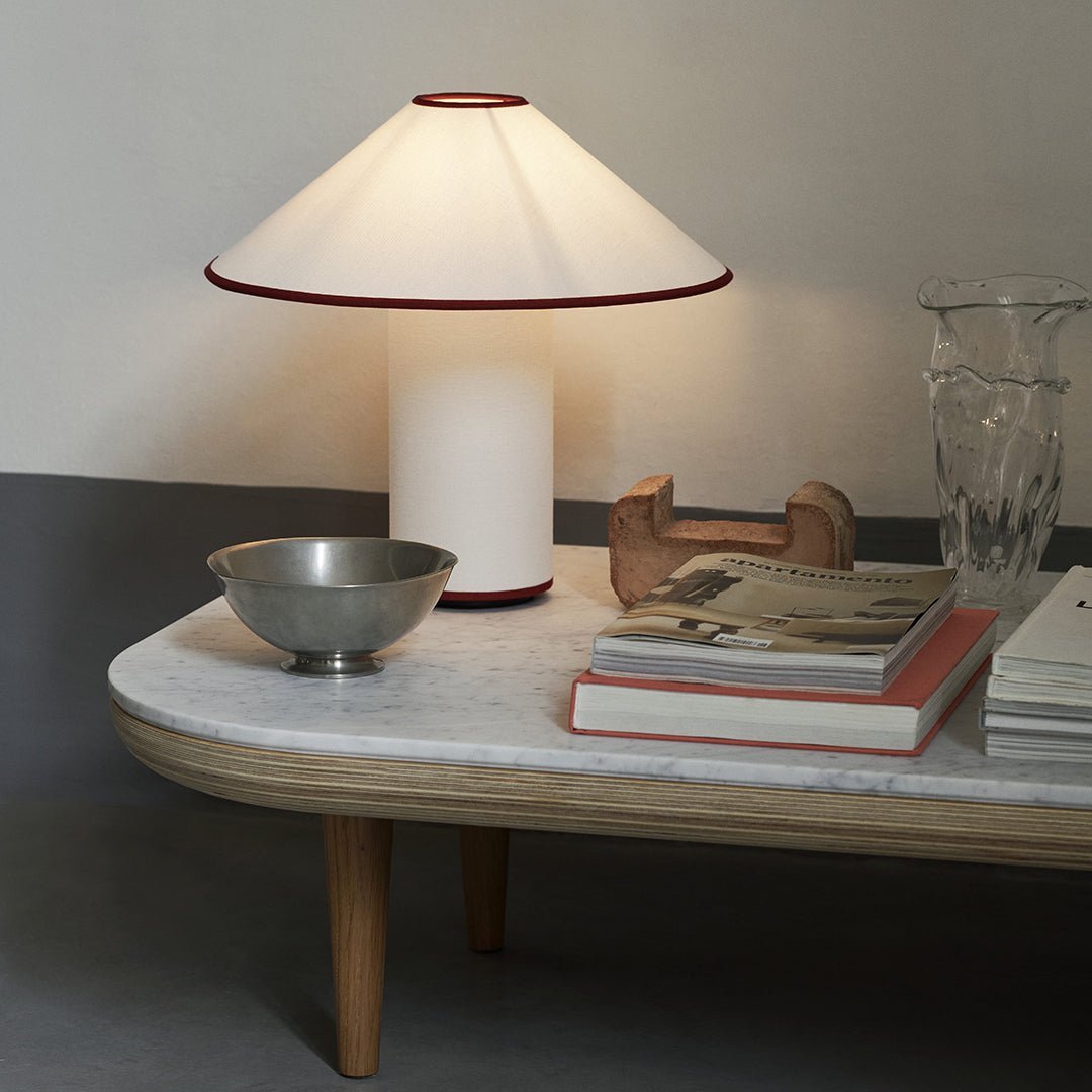 Table Lamp with Fabric Shade – Lunara | Bowlift