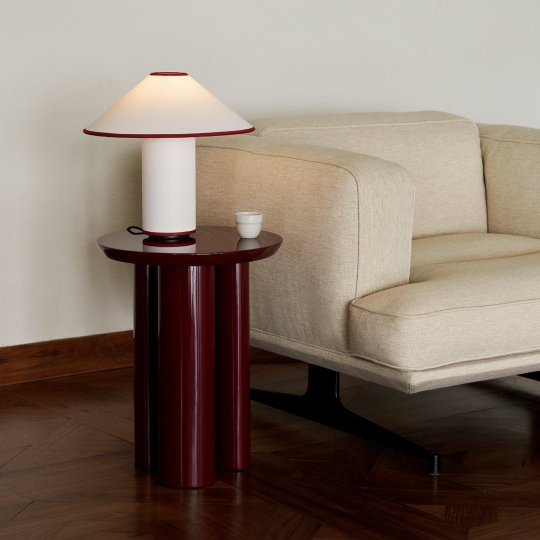 Table Lamp with Fabric Shade – Lunara | Bowlift