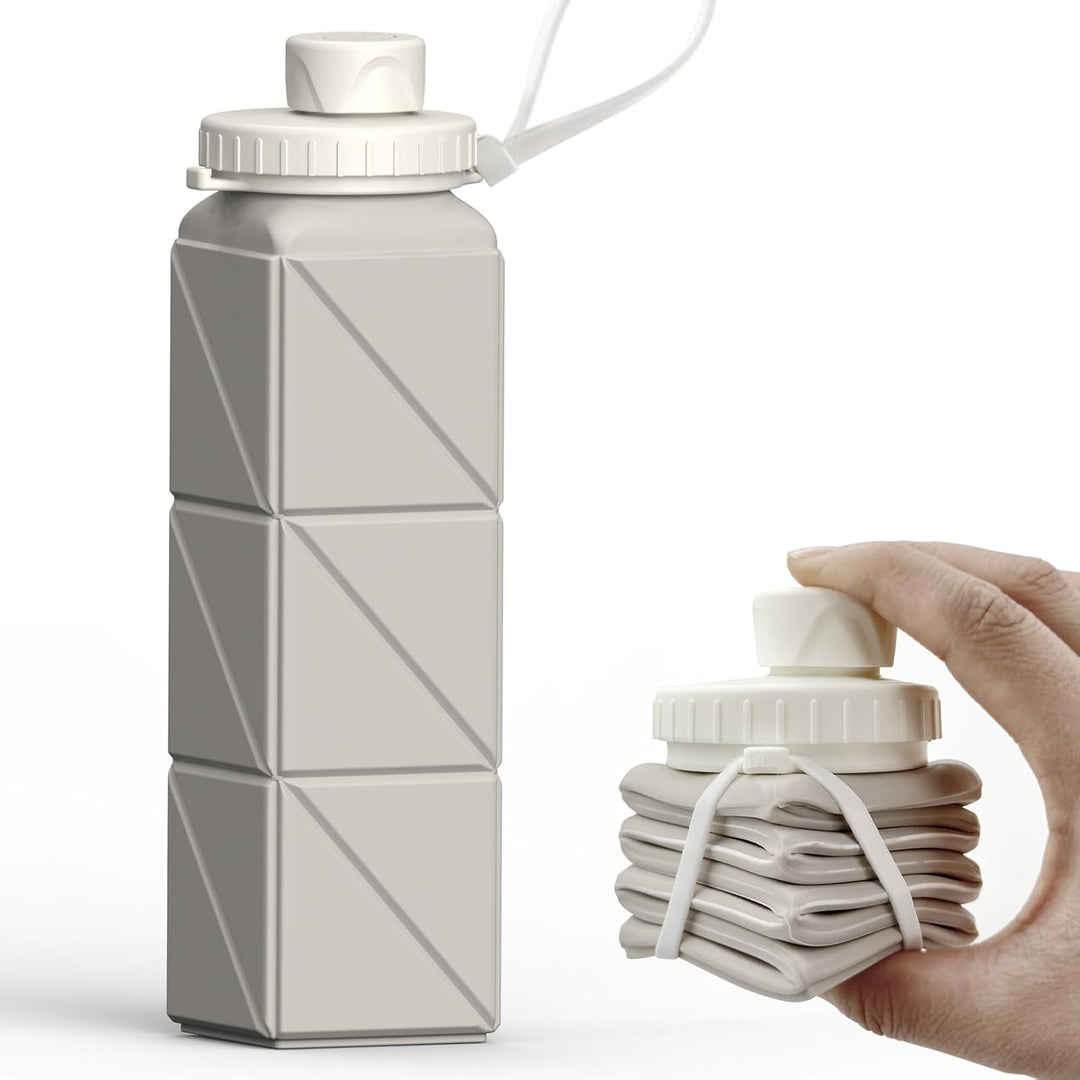BowLift | Collapsible Silicone Bottle – 610ml, Leak-proof & Portable