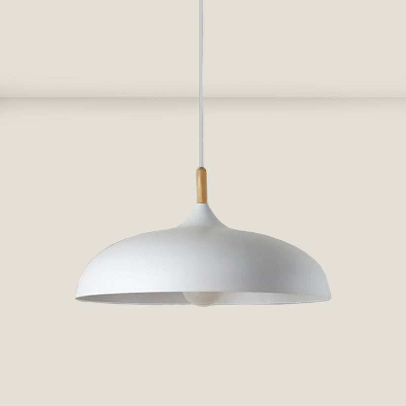 Oak wood ceiling light in Nordic design – LED wood plafond lamp | Bowlift