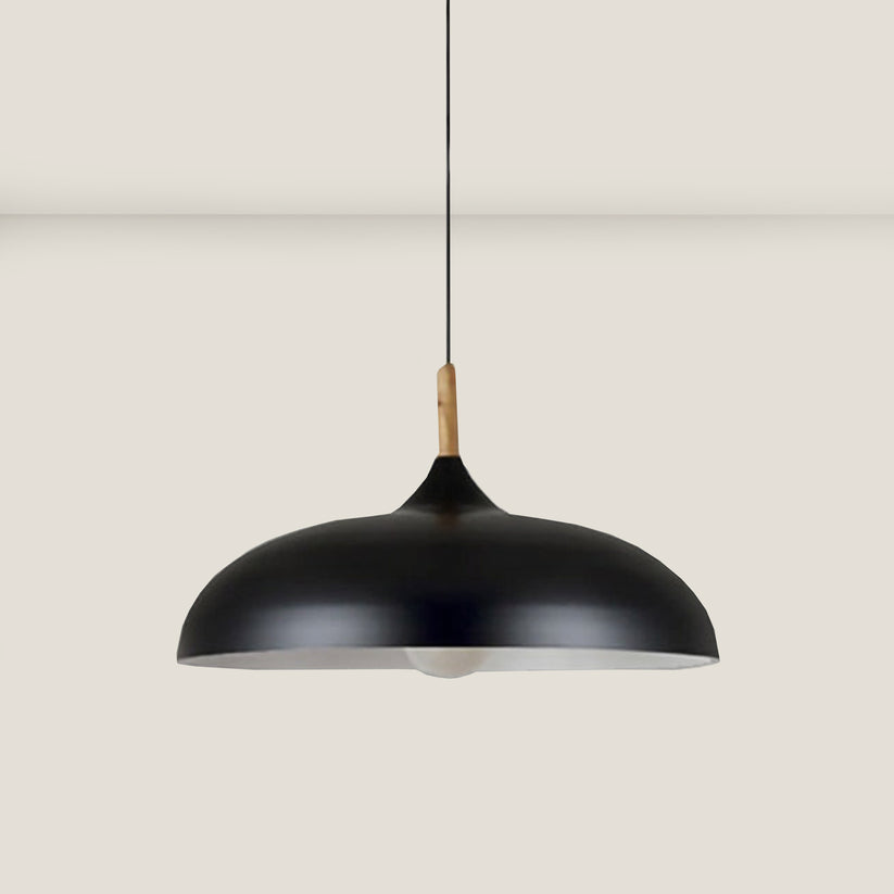 Oak wood ceiling light in Nordic design – LED wood plafond lamp | Bowlift