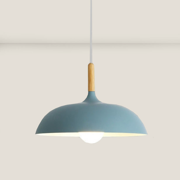 Oak wood ceiling light in Nordic design – LED wood plafond lamp | Bowlift