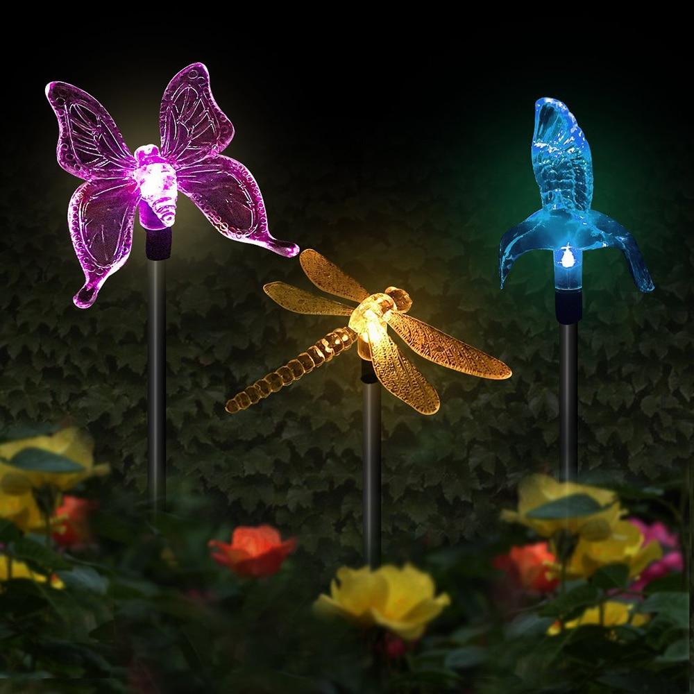 BowLift | Solar-LED-Garden Lights "Colorful Flies"