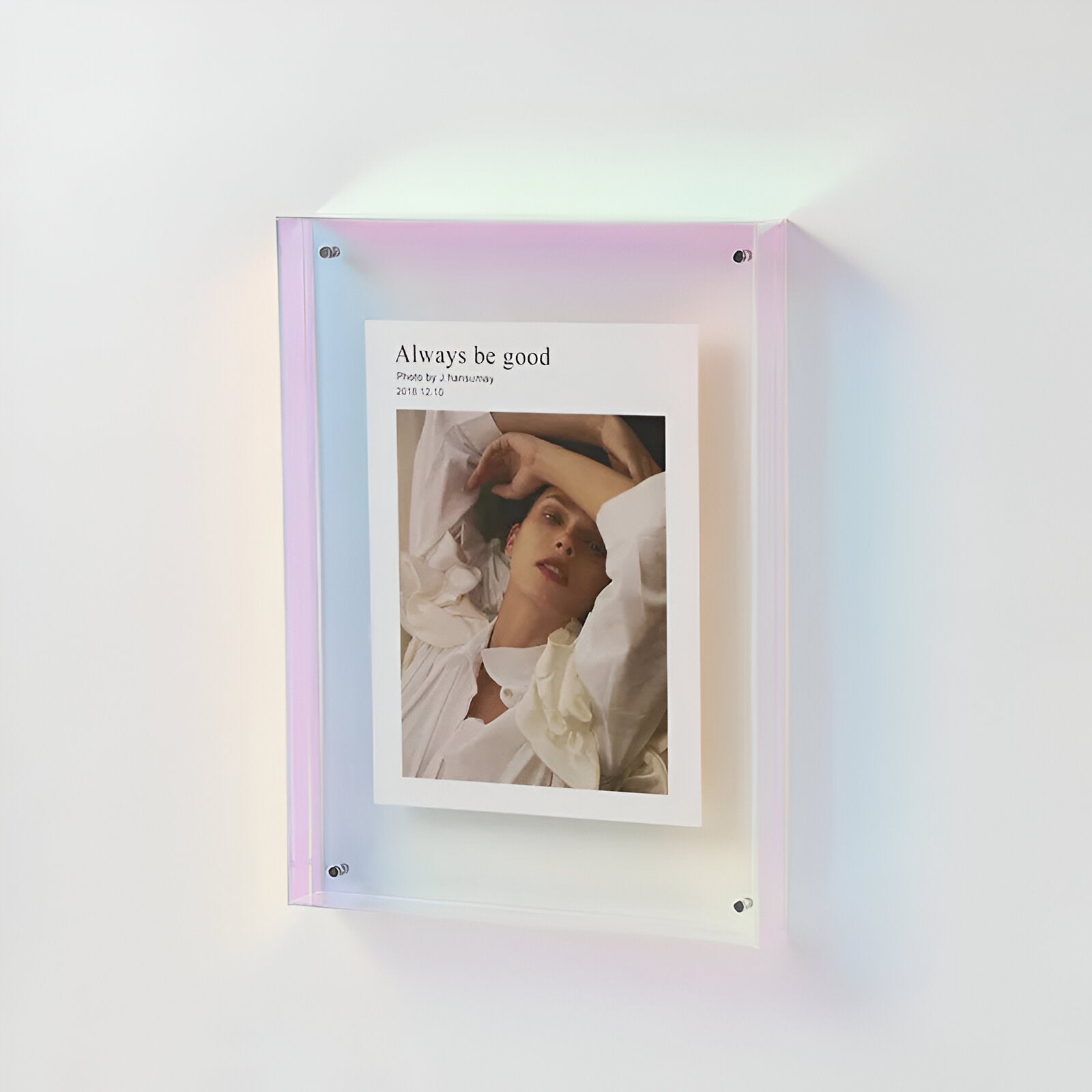 BowLift | Colorful transparent acrylic picture frame