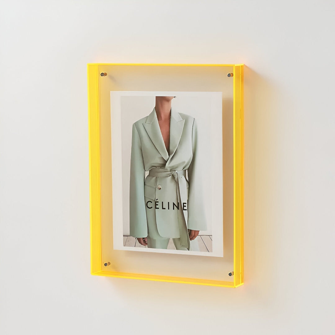 BowLift | Colorful transparent acrylic picture frame