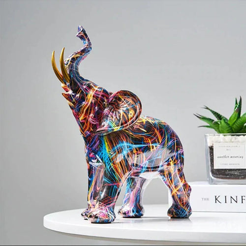 BowLift | Colourful Elephant Sculpture - ColorSplash