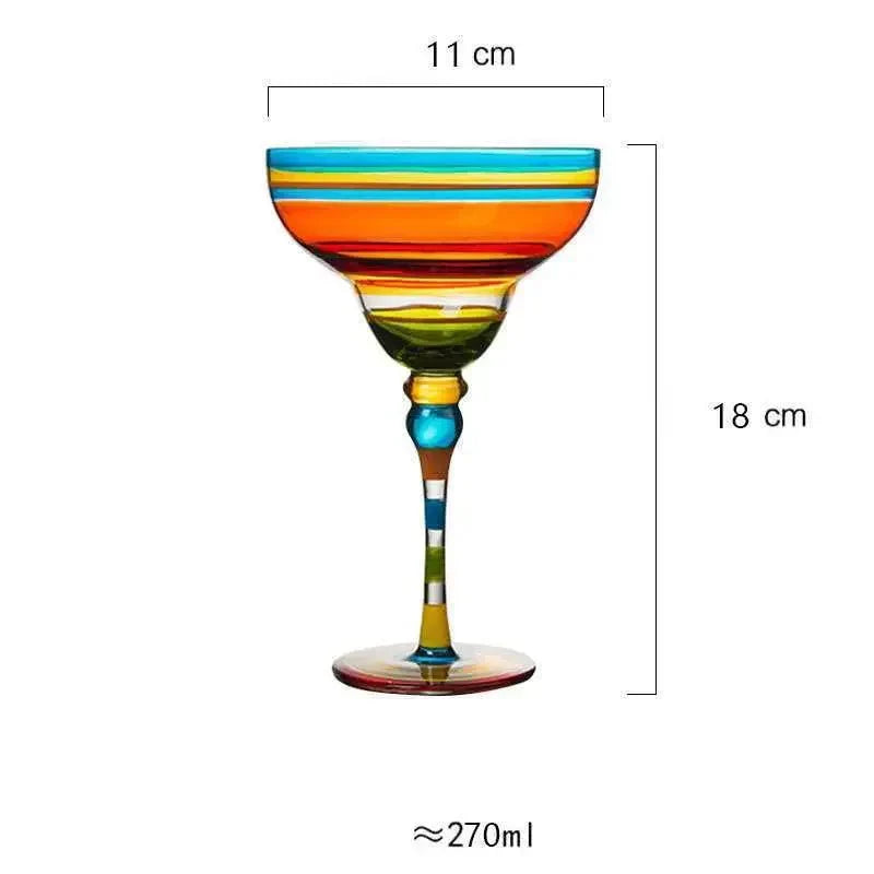BowLift | Colorful Margarita Cocktail Glass