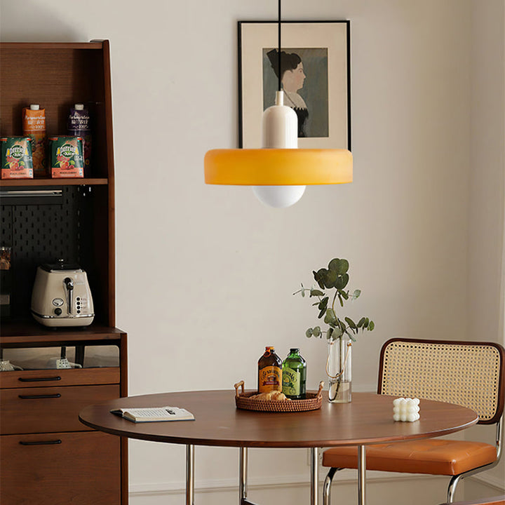 BowLift | Colourful Pendant Lamp in Bauhaus Style - StiloGlas