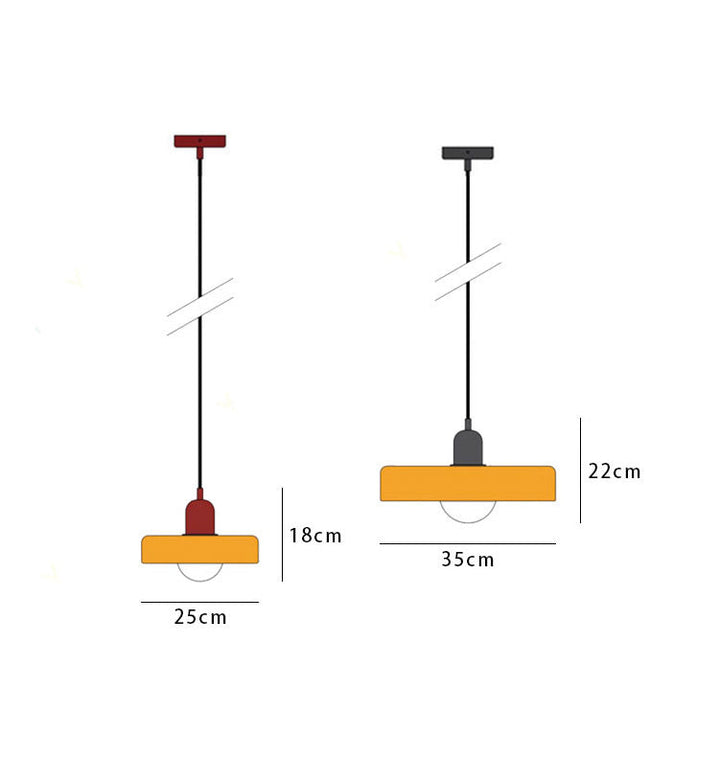BowLift | Colourful Pendant Lamp in Bauhaus Style - StiloGlas