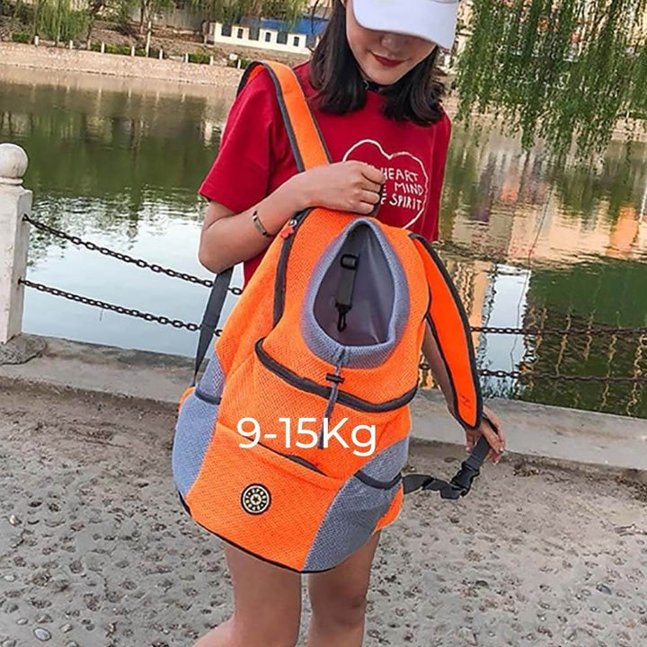 Comfortable and Safe Dog Backpack - BuddyPack Bowlift