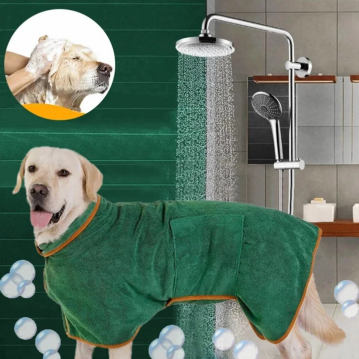 Comfortable Dog Bathrobe - Finn Bowlift
