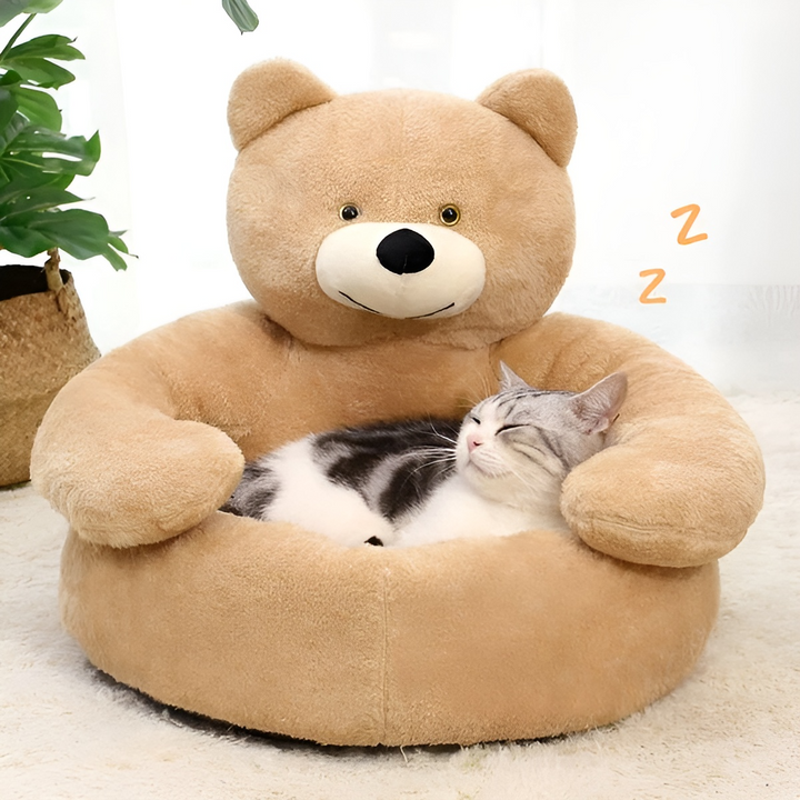 Comfortable Pet Bed - CozyBear Bowlift