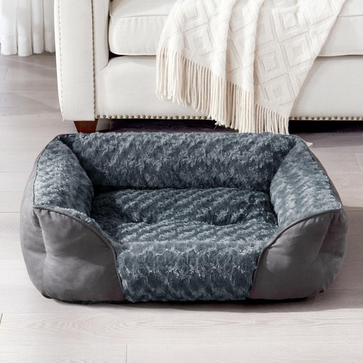 ComfortPaws • Soft & Durable Rectangle Dog Bed - Dog Bed - BowLift