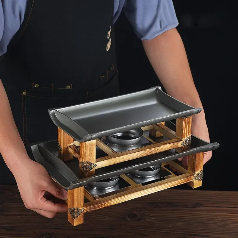 Commercial Non-stick BBQ Plate Baking Pan Grilled Fish Iron Plate | Bowlift
