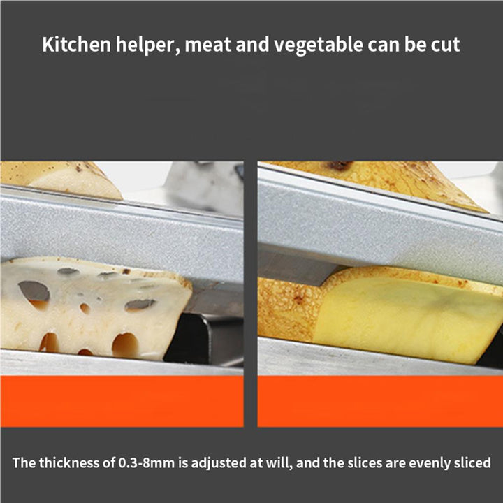 Commercial Stainless Steel Meat Slicer Machine Kitchen Equipment | Bowlift