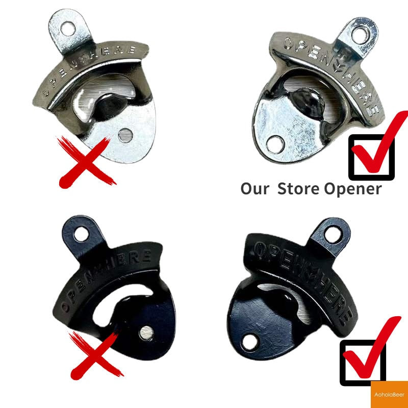 Commercial Wall Mounted Alloy Hanging Open Beer Tool Bar Accessory | Bowlift