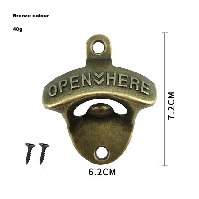 Commercial Wall Mounted Alloy Hanging Open Beer Tool Bar Accessory | Bowlift