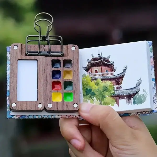 BowLift | Compact Creativity Anytime, Anywhere - KunstZet Watercolour Set