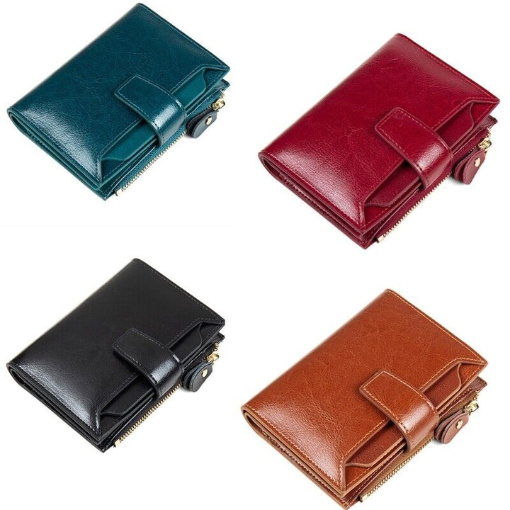 BowLift | Compact Genuine Leather RFID Blocking Multi-Functional Wallet