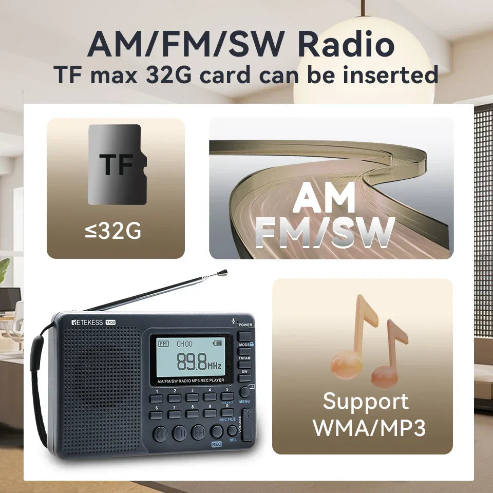 BowLift | Compact Portable Radio - EchoWave