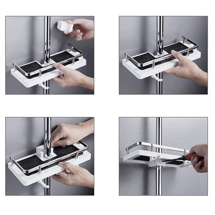 BowLift | Compact Shower Caddy - EasyOrganize