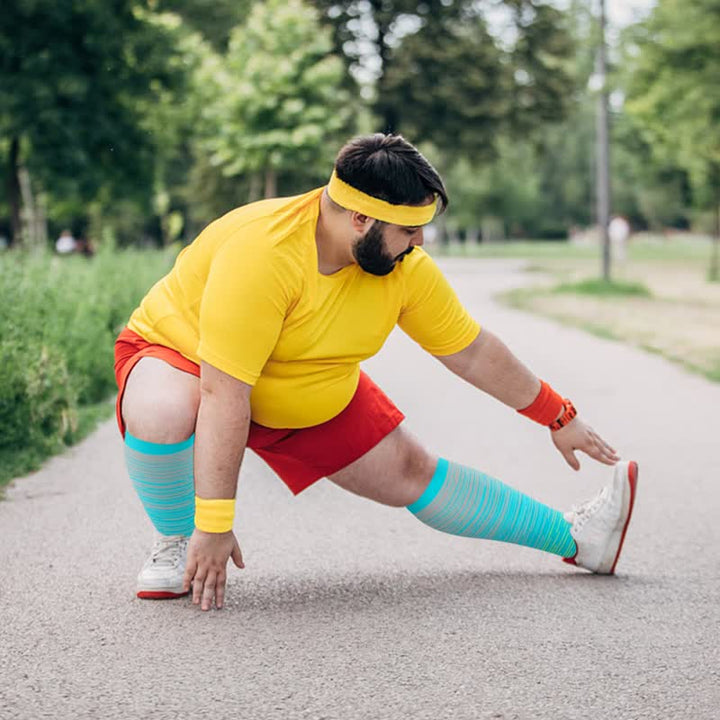 BowLift | Unisex Knee High Compression Socks | Arch Support Sports